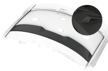 Achterraamspoiler met ABE voor Audi A4 B7 (Type 8E) HSB140-M, Verzenden, Nieuw
