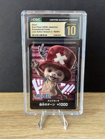 . Graded card - One Piece - DON!! Netflix - Chopper - CGC, Nieuw