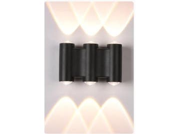 Veiling - 4 x Tweezijdige LED Wandlamp – 6W – 3500K –, Nieuw