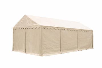 Opslagtent Premium PVC 6x6x2 mtr in Beige (6x6 meter), Verzenden, Nieuw