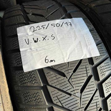 2 x Vredestein Wintrac Xtreme S 225-50-17 Winterbanden 6mm, Gebruikt, 17 inch, Band(en), Personenwagen