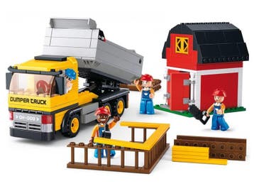 Sluban Kiepwagen M38-B0552 (Stad, Town, Bouwstenen), Kinderen en Baby's, Speelgoed | Bouwstenen, Ophalen of Verzenden, Nieuw