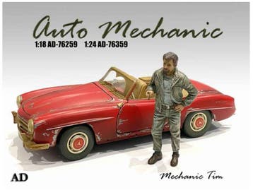 GSDCCad 00076359 1/24 Mechanic Tim Figure (1:24, Figuren), Ophalen of Verzenden, Nieuw