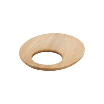 4 Seasons Outdoor Rubens ovaal dienblad teak / aluminium -, Huis en Inrichting, Nieuw