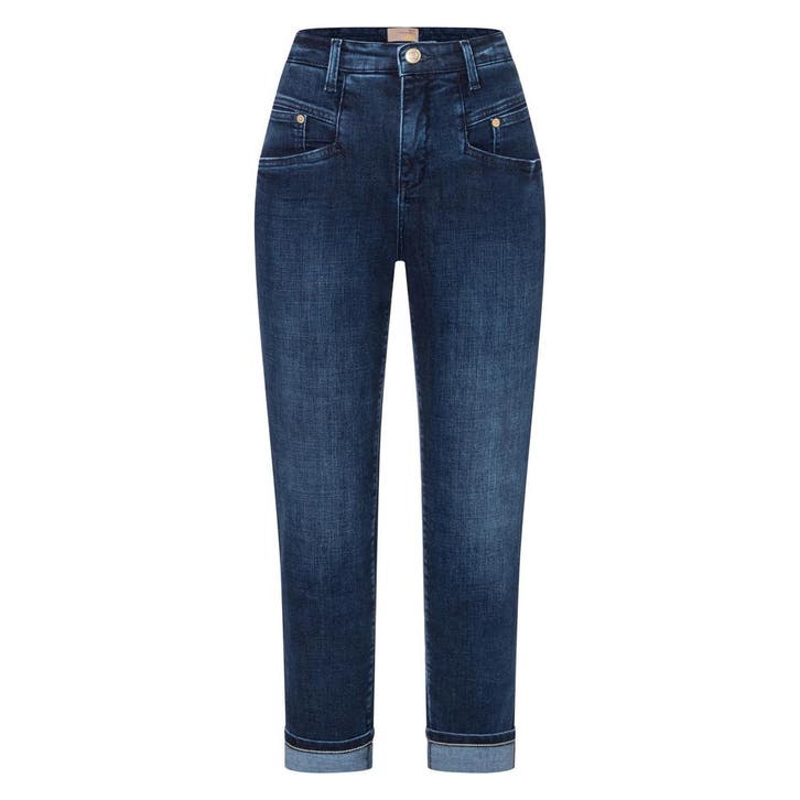 MAC • blauwe Rich jeans • 36, Kleding | Dames, Spijkerbroeken en Jeans, Blauw, Nieuw, Verzenden
