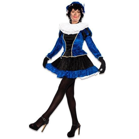 Pietenjurkje met petticoat blauw, Kleding | Dames, Carnavalskleding en Feestkleding, Nieuw, Ophalen of Verzenden