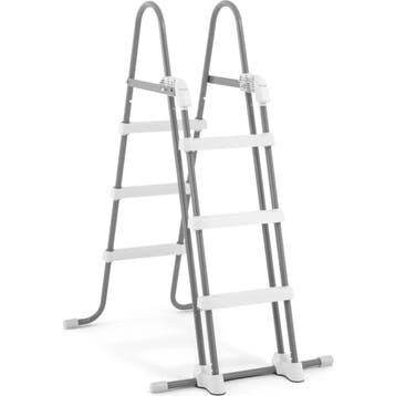 Intex Zwembadladder - Zilver/Wit - 107 cm -, Nieuw