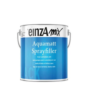 EinzA Aquamatt Sprayfiller - Alle kleuren - 3 liter - Gro..., Overige kleuren, Nieuw, Ophalen of Verzenden, Lak