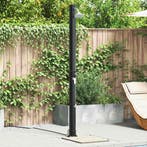 vidaXL Buitenzonne-douche Zwart 217 cm PVC en Aluminium, Tuin en Terras, Verzenden, Nieuw