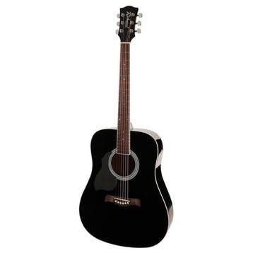 Richwood RD-12L-BK Dreadnought Akoestische Gitaar Glanzend, Ophalen of Verzenden, Nieuw