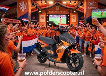 WK special edition /Kymco super 8R /45KM/scooter/OP =OP !, Fietsen en Brommers, Scooters | Overige merken, Ophalen, Nieuw