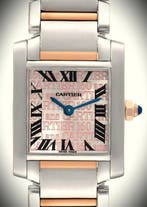 Cartier - Steel/18k Tank Francaise Anniversary - Zonder, Sieraden, Tassen en Uiterlijk, Horloges | Heren, Nieuw