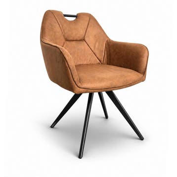 Eetkamerstoel Indiana Misty Cognac, Huis en Inrichting, Stoelen, Ophalen of Verzenden, Nieuw