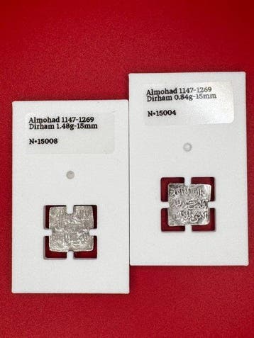 . Al Andalus - Almohad Silver Dirham AD 1147-1269 (2 coins)