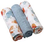 Baby Ono 3 Stuks Blauwgrijs Hydrofiel Luiers, Verzenden, Nieuw