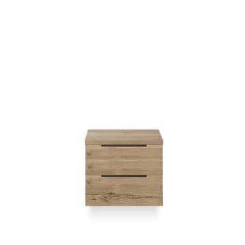 Seville Badmeubelset 60 cm - Wastafel Blad Natuur Eiken Edge, Ophalen of Verzenden, Nieuw
