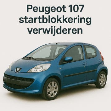 Peugeot 107 Startblokkering verwijderen B2799, Ophalen of Verzenden, Nieuw