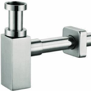 Plieger - Plieger designbekersifon vierkant-5/4 Inox, Ophalen of Verzenden, Nieuw