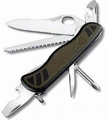 Victorinox Soldier 10 functies zakmes rvs groen, Verzenden, Nieuw