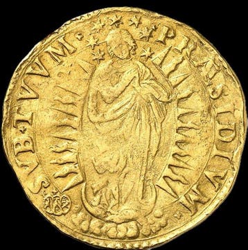 Italië, Pauselijke Staat Gregorio XV (1621-1623). Quadrupla