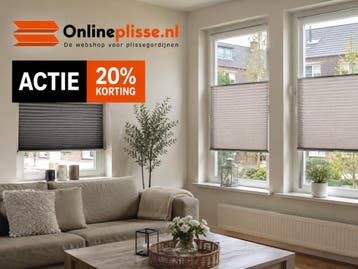 Plisségordijnen op maat | 20% korting + GRATIS verzending, Verzenden, Nieuw, Paars, Plisségordijn