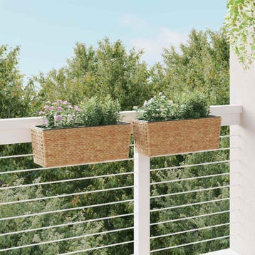 vidaXL Plantenbakken 2 st waterhyacint, Overige materialen, Minder dan 30 cm, Verzenden, Minder dan 60 cm