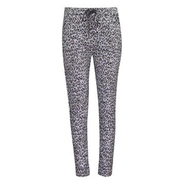 Heartkiss • luipaard broek • S, Verzenden, Maat 36 (S), Grijs, HeartKiss