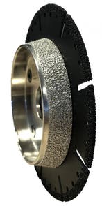 Slijpschijf voor PVC buizen zagen en afbramen 125 mm, Ophalen of Verzenden, Overige typen