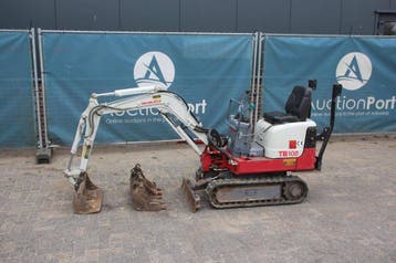 Veiling: Minigraver Takeuchi TB108 Diesel 2006, Ophalen, Graafmachine