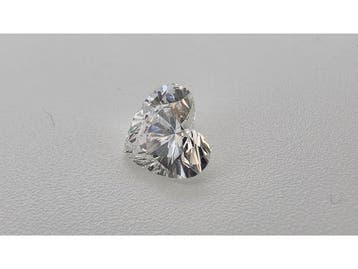 Veiling - Diamant heart 1.00 crt ( IGI gecertificeerd ), Nieuw