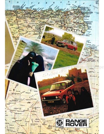 1973 LAND ROVER RANGE ROVER BROCHURE ENGELS, Nieuw, Author