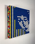 Giovanni Contardi - Rubiks Cube Mosaic - Inquisitor, Antiek en Kunst