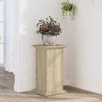 vidaXL Plantenstandaard 33x33x60 cm bewerkt hout sonoma, Verzenden, Nieuw