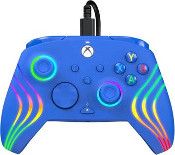 Xbox Series X/S - Xbox One Wired Controller - Blauw -, Ophalen of Verzenden, Zo goed als nieuw