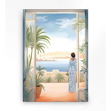 *WOONWINKEL* Urban Cotton Florine Wandkleed In Frame M 110x1, Verzenden, Nieuw