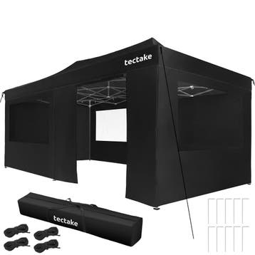 Opvouwbare paviljoen Viola 3x6 m, aluminium, 6 zijpanelen -, Tuin en Terras, Partytenten, Verzenden, Nieuw