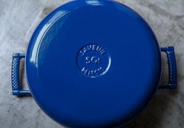 2dekans | Saveur Voyage Braadpan Ø25 cm – Ovaal Gietijzer –, Ophalen of Verzenden, Nieuw