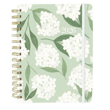 Graphique De France - Green Floral ringband agenda 2025-2026, Verzenden, Nieuw
