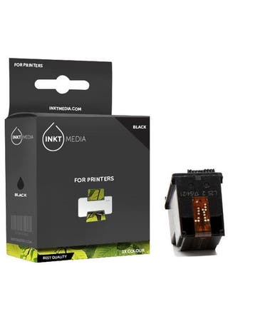 Geschikt HP 27 C8727AE inktcartridge zwart van Inktmedia, Nieuw, Cartridge, Inktmedia
