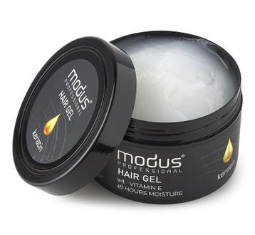 Modus Keratin Hair Gel - 450ml, Ophalen of Verzenden, Nieuw, Gel, Wax, Haarlak of Mousse