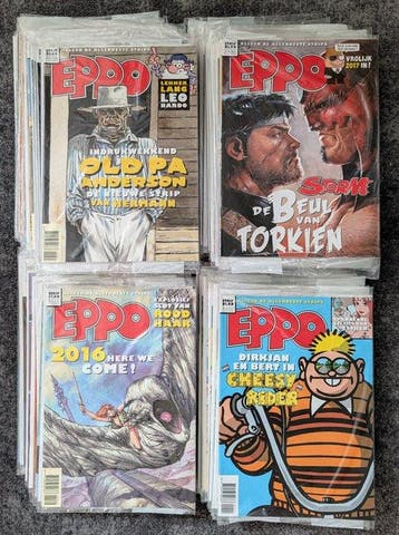Eppo - 2e serie Nieuw geseald - Jaargang 2015, 2016 en 2017, Boeken, Nieuw