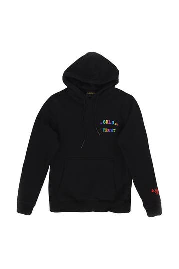 In Gold We Trust Hoodie in maat S Zwart, Kleding | Heren, Verzenden, Zo goed als nieuw, Zwart, In Gold We Trust