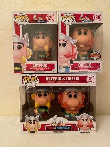 Funko - Funko Pop Asterix & Obelix 2-pack + Asterix (129) +, Antiek en Kunst