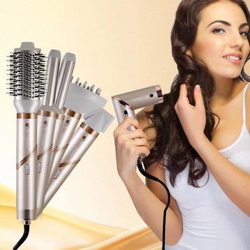 Krultang 5 in 1 - Airstyler - Fohnborstel - Met accessoirese, Sieraden, Tassen en Uiterlijk, Uiterlijk | Haarverzorging, Verzenden