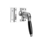 Raamsluiting mat nikkel met slot Deco rechts - voor draai..., Doe-het-zelf en Verbouw, Hang- en Sluitwerk, Ophalen of Verzenden