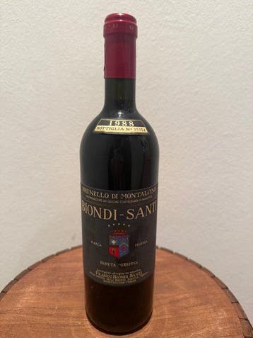 1988 Biondi Santi, Tenuta Greppo - Brunello di Montalcino -, Nieuw