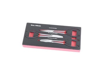 TM 3 Delige Spitsbektang , Tangenset foam carbon look inlay, Verzenden, Nieuw