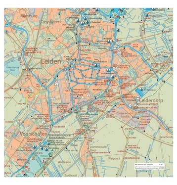 Kaartkussen Leiden, Ophalen of Verzenden, Nieuw