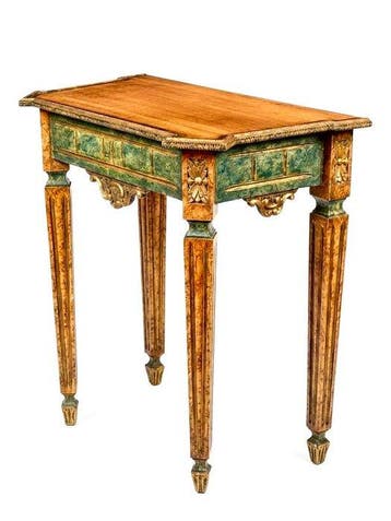 Bijzettafel - Walnoot, ander - Neoklassieke console