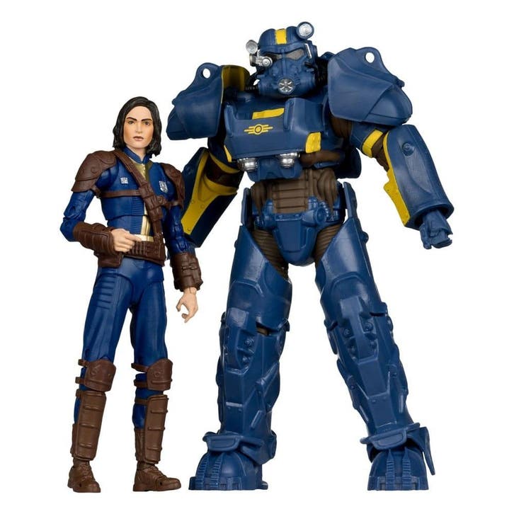 Fallout 4 Statue 2-Pack T-60 Vault Tec & Sole Survivor 18 cm, Verzamelen, Film en Tv, Nieuw, Ophalen of Verzenden